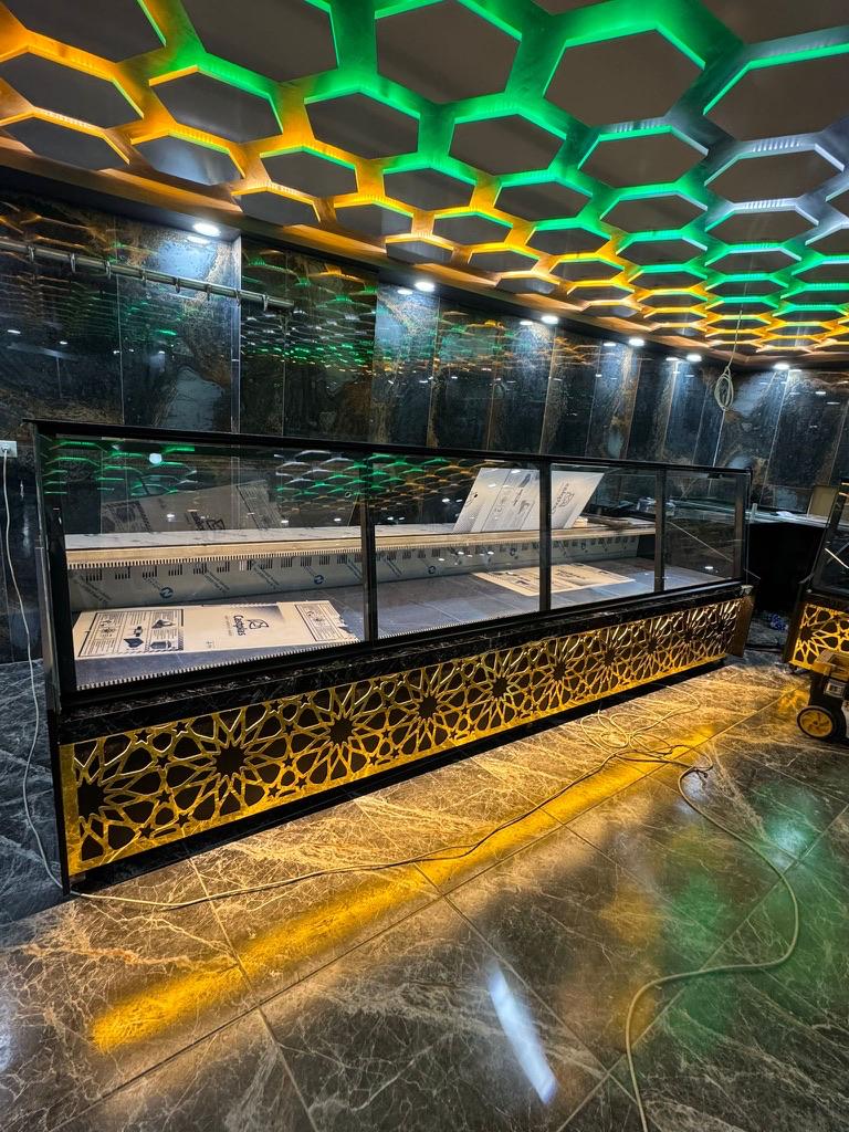 Kasap Şarküteri Reyon Sütlük Dolabı CNC 
