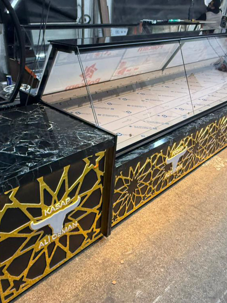 Kasap Şarküteri Reyon Dolabı CNC 