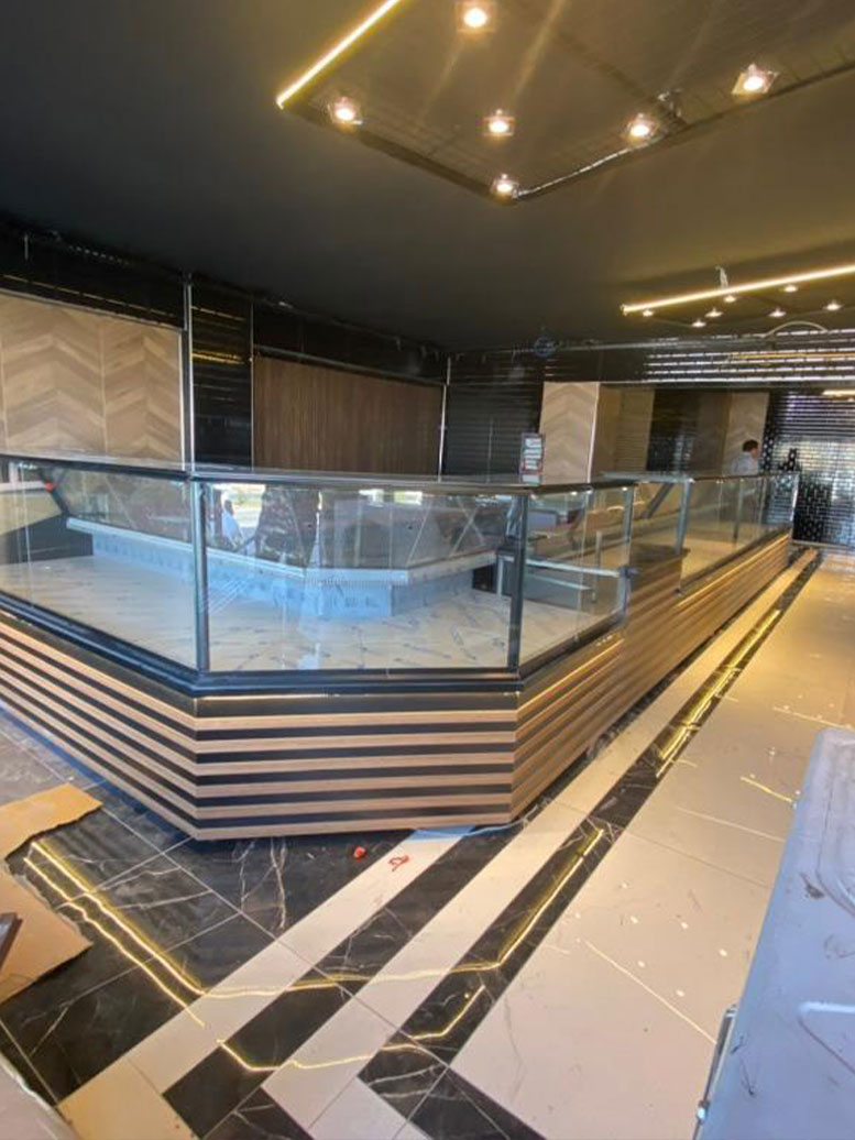 Komple Kasap Şarküteri Dolapları Reyon Sütlük