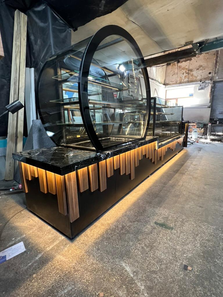 Lüks Pasta, Poğaça ve Cupcake Teşhir Dolabı